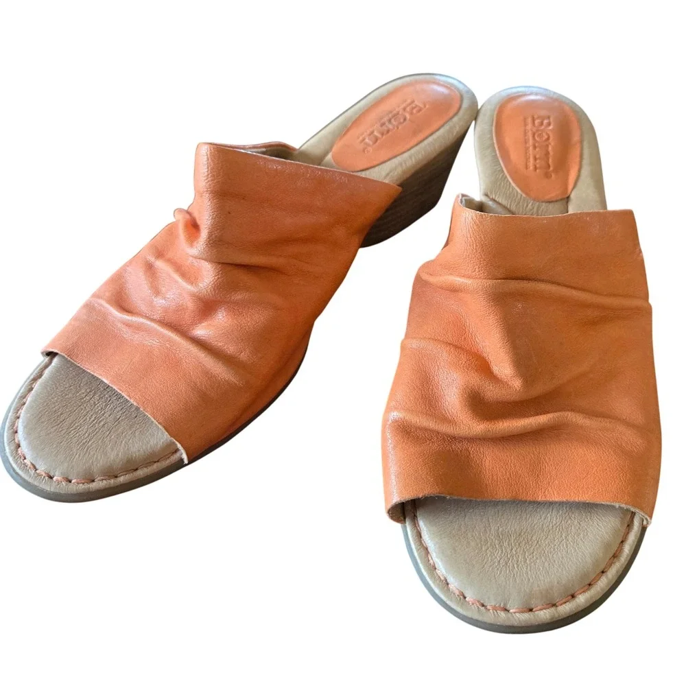 Born orange leather